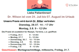 Praxis Dr. Tina Wilson - Frauenärztin